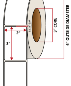 Premium Inkjet Matte Paper Labels - 2.0'' x 3.0''