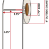 Premium Inkjet Gloss Poly Labels - 2.75'' x 6.25''