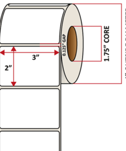 Premium Inkjet Matte Paper Labels - 3.0'' x 2.0''