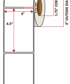 Premium Inkjet Matte Paper Labels - 3.0'' x 4.5''