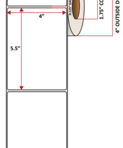 Premium Inkjet Matte Paper Labels - 4.0'' x 5.5''