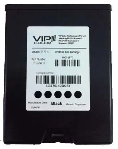 TINTA COLOR BLACK VIPCOLOR VP700 (Compatible)