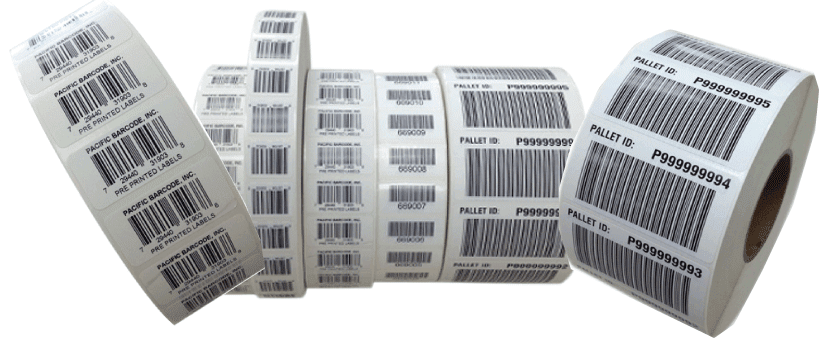 Preprinted Labels on Rolls - Pacific Barcode Label Printing Solutions