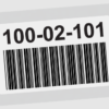 Pacific Barcode´s Floor Label Shield – With Printed Label