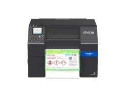 Front View Epson C6500P Label Printer