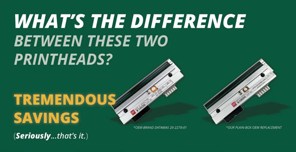 oem brand vs oem plain-box thermal printheads