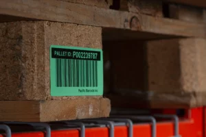 lpn label on a pallet