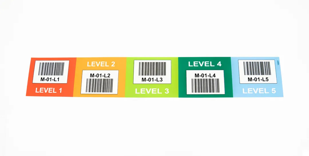 warehouse labels with different colors19