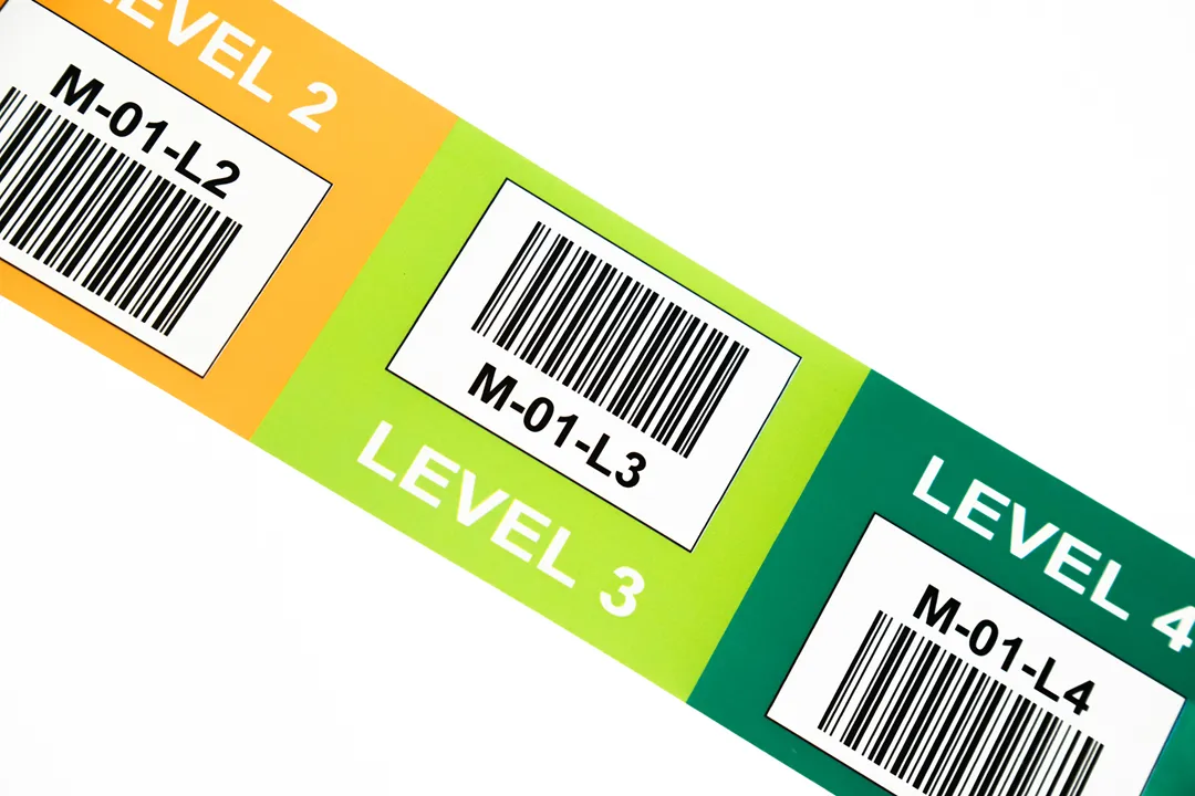 warehouse labels with different colors05