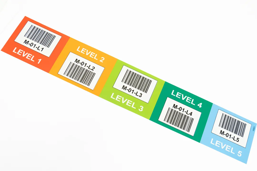 warehouse labels with different colors04