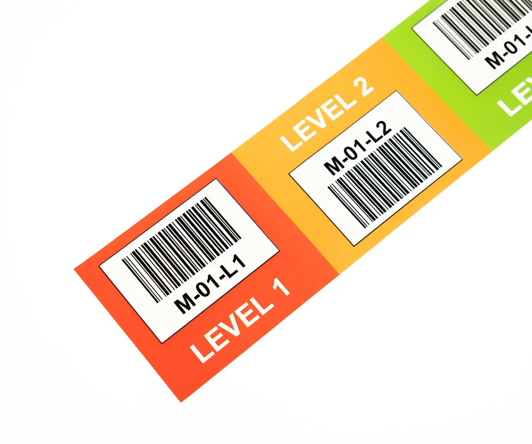 warehouse labels with different colors03
