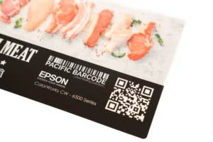 matte label printed on a colorworks C6000 series