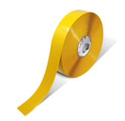 Mighty Line 2" YELLOW Solid Color Frigid Freezer Tape - 100' Roll