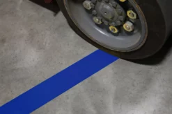 Mighty Line 1" Blue Solid Color Tape - 50' Roll
