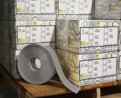 Mighty Line 6" GRAY Solid Color Tape - 100' Roll