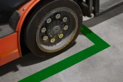 Mighty Line 1" Green Solid Color Tape - 50' Roll