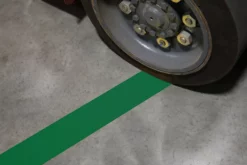 Mighty Line 1" Green Solid Color Tape - 50' Roll