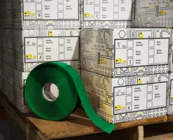 Mighty Line 1" Green Solid Color Tape - 50' Roll