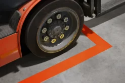 Mighty Line 6" ORANGE Solid Color Tape - 100' Roll