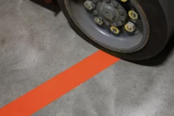 Mighty Line 1" Orange Solid Color Tape - 50' Roll
