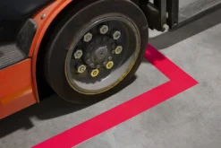 Mighty Line 1" Red Solid Color Tape - 50' Roll