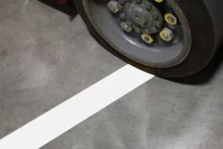 Mighty Line 1" White Solid Color Tape - 50' Roll