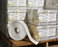 Mighty Line 1" White Solid Color Tape - 50' Roll