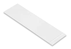 Mighty Line, White, 2" by 10" Segments, Peel and Stick 10" Strips. 100PK.