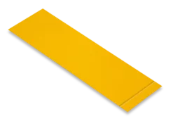 Mighty Line, Yellow, 2" by 10" Segments, Peel and Stick 10" Strips. 100PK.