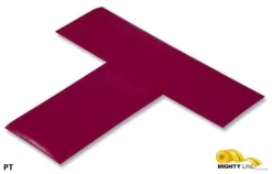Mighty Line 2" Wide Solid PURPLE T - Pack of 100