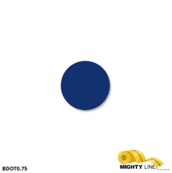 Mighty Line 3/4" BLUE Solid DOT - Pack of 208