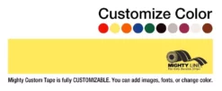 Custom Repeating Message Floor Tape - 1 Roll - 100' long - 3" wide