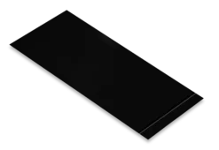 Mighty Line, Black, 3" by 10" Segments, Peel and Stick 10" Strips. 100PK.
