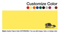 Custom Repeating Message Floor Tape - 1 Roll - 100' long - 6" wide