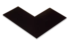 Mighty Line 3" Wide Solid BLACK Angle - Pack of 100