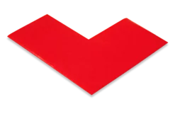 Mighty Line 3" Wide Solid RED Angle - Pack of 100