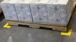 Mighty Line 4" Wide Solid YELLOW 8" Long Angle - Pack of 50