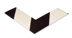 Mighty Line 2" Wide Black and White Chevron Angle - Pack of 100