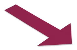 Mighty Line, Purple, Arrow, 10" by 6", pack of 50