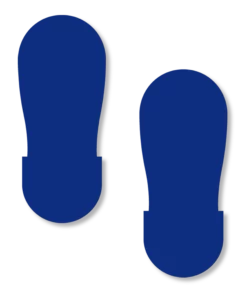 Mighty Line BLUE BIG Footprint - 12" Wide - Pack of 50