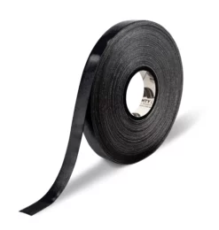 Mighty Line 1" Black Solid Color Tape - 50' Roll