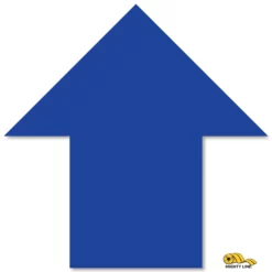 5.5" x 5.5" Blue Solid Color Mighty Line Arrows - 50 PK