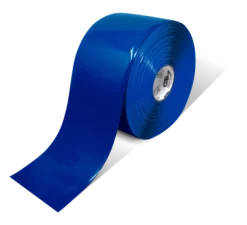 Mighty Line 6" BLUE Solid Color Tape - 100' Roll