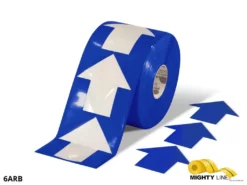 Mighty Line 4" Blue Arrow Pop Out Tape,280 PCS
