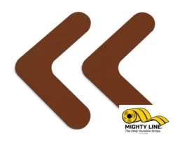 Brown Mighty Line 1" Solid Color Rounded Angles. 100PK.