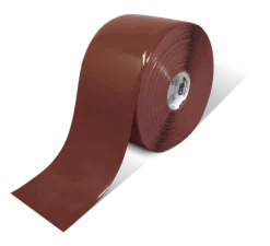 Mighty Line 6" BROWN Solid Color Tape - 100' Roll