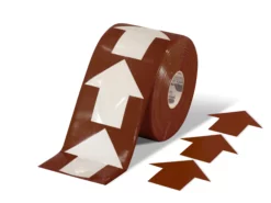 Mighty Line 4" Brown Arrow Pop Out Tape,280 PCS
