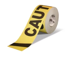 Mighty Line 4" Wide Caution Floor Tape - 100' Roll
