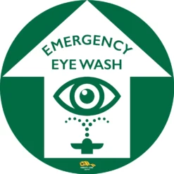 16" Eye Wash Station Floor Sign