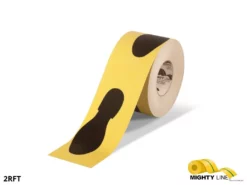 Mighty Line 2" Wide Foot Print Floor Tape - 100' Roll